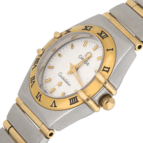 Reloj Omega para dama modelo Constellation vistas en oro amarillo 18 kilates.