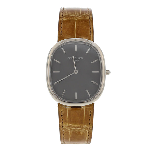 Reloj Patek Philippe para caballero/unisex modelo Ellipse caja en oro blanco 18 kilates.