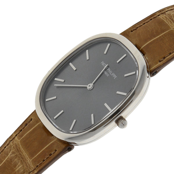 Reloj Patek Philippe para caballero/unisex modelo Ellipse caja en oro blanco 18 kilates.