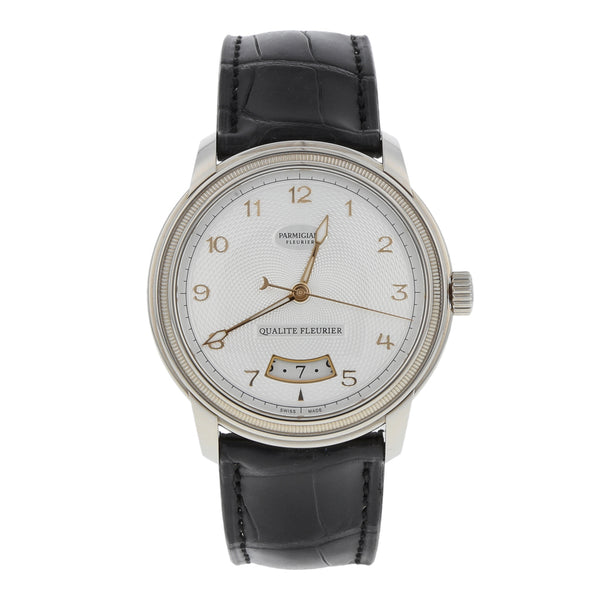 Reloj Parmigiani Fleurier para caballero modelo Toric caja oro blanco 18 kilates.