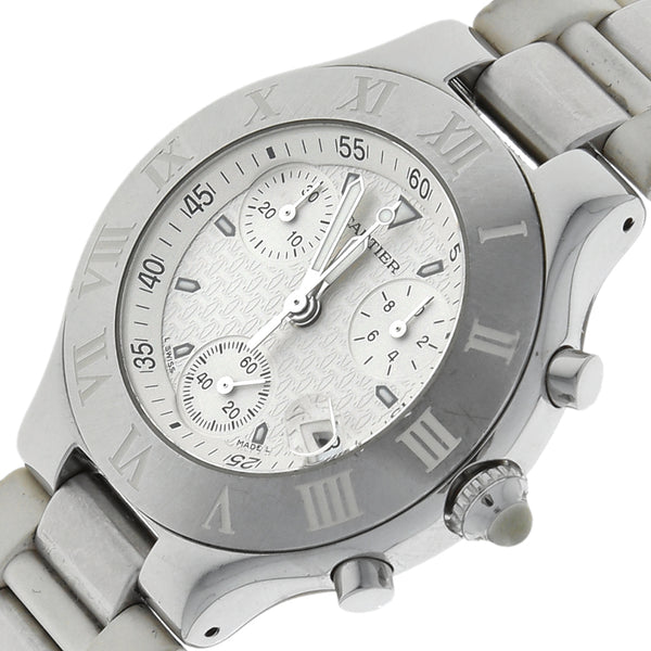 Reloj Cartier para dama modelo Chronoscaph 21.