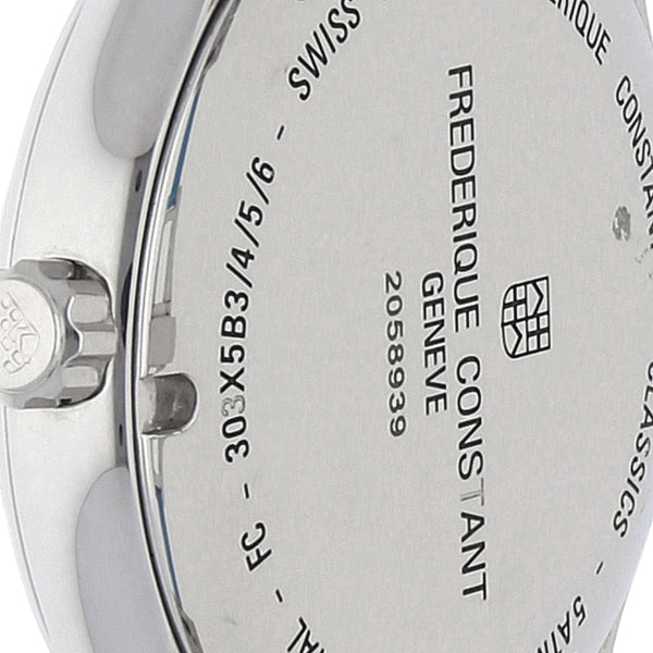 Reloj Frederique Constant para caballero en acero inoxidable.