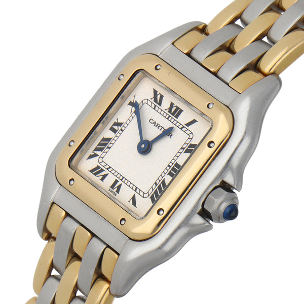 Reloj Cartier para dama modelo Panthere vistas oro amarillo 18 kilates.