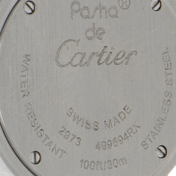 Reloj Cartier para dama modelo Pasha vistas en oro rosa 18 kilates.