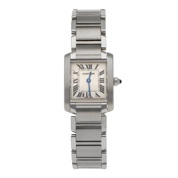 Reloj Cartier para dama modelo Tank Francaise.