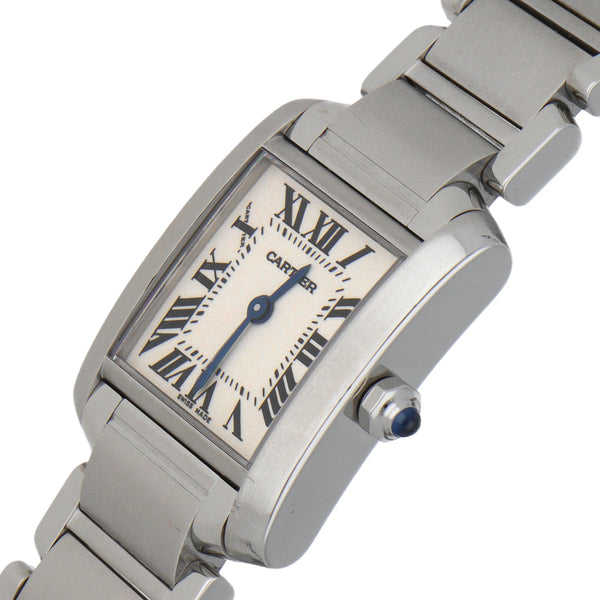 Reloj Cartier para dama modelo Tank Francaise.