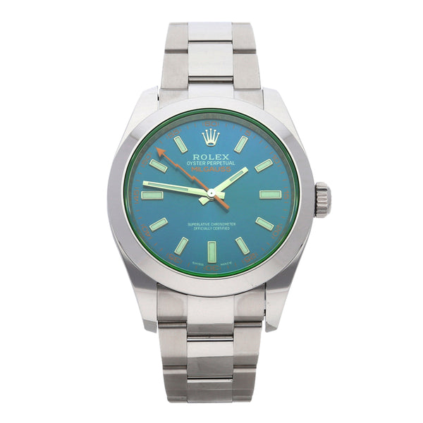 Reloj Rolex para caballero modelo Oyster Perpetual Milgauss.