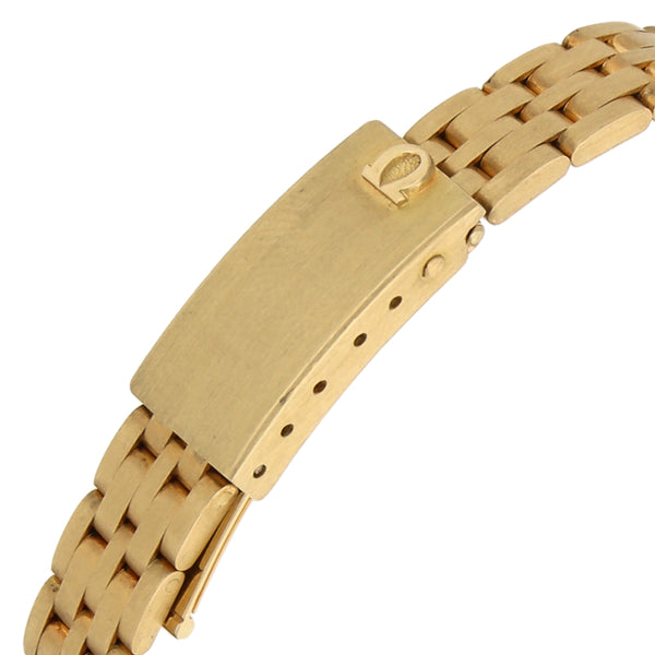 Reloj Omega para dama modelo Constellation en oro amarillo 18 kilates.