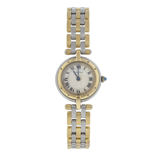 Reloj Cartier para dama modelo Panthere vistas en oro amarillo 18 kilates.