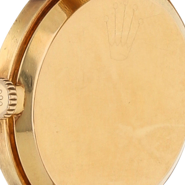 Reloj Rolex para dama modelo Cellini en oro amarillo 18 kilates.