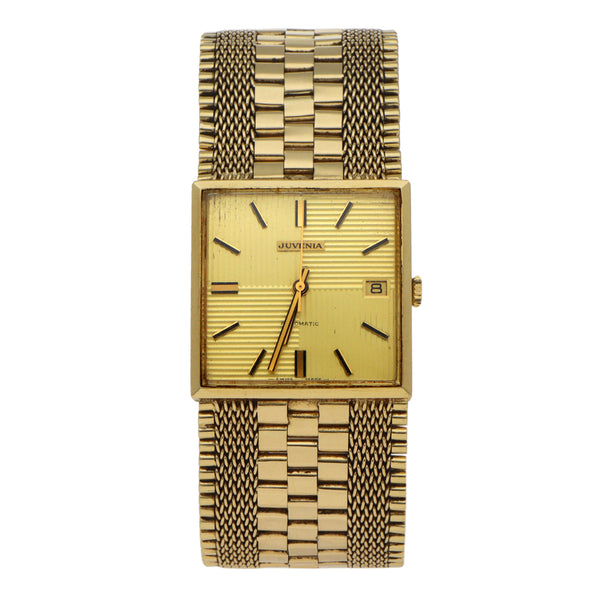 Reloj Juvenia para caballero en oro amarillo 18 kilates.