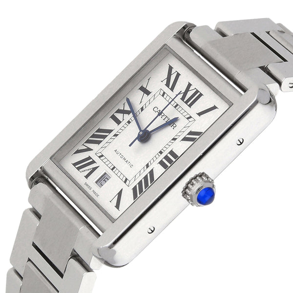 Reloj Cartier para caballero modelo Tank Solo.