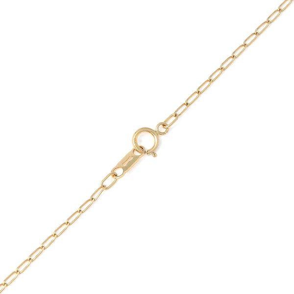 Collar eslabón encontrado en oro amarillo 14 kilates.