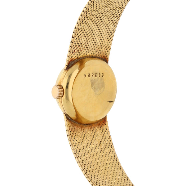 Reloj Certina para dama en oro amarillo 18 kilates.