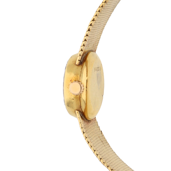 Reloj Certina para dama en oro amarillo 18 kilates.