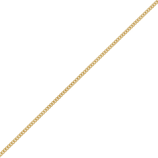 Collar eslabón encontrado con aplicaciones firma Tane en oro amarillo 18 kilates.