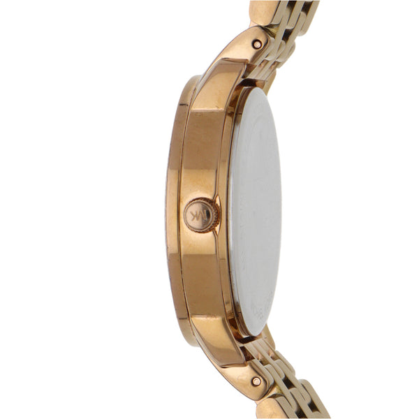 Reloj Michael Kors para dama Modelo Argyle Logo Rose Gold.