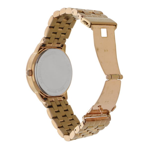 Reloj Michael Kors para dama Modelo Argyle Logo Rose Gold.