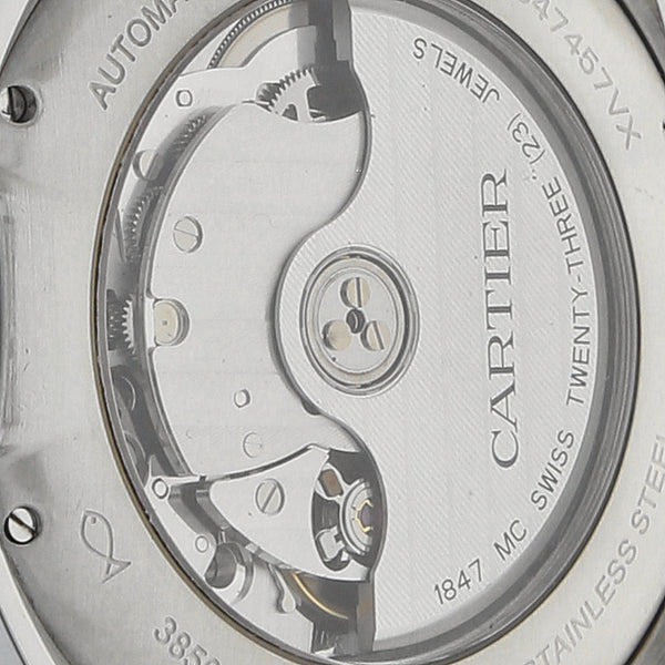 Reloj Cartier para caballero modelo Cle de Cartier vistas en oro rosado 18 kilates.