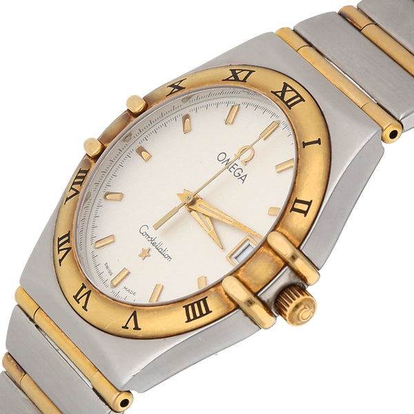 Reloj Omega para caballero modelo Constellation vistas en oro amarillo 18 kilates.