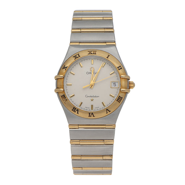 Reloj Omega para caballero modelo Constellation vistas oro amarillo 18 kilates.