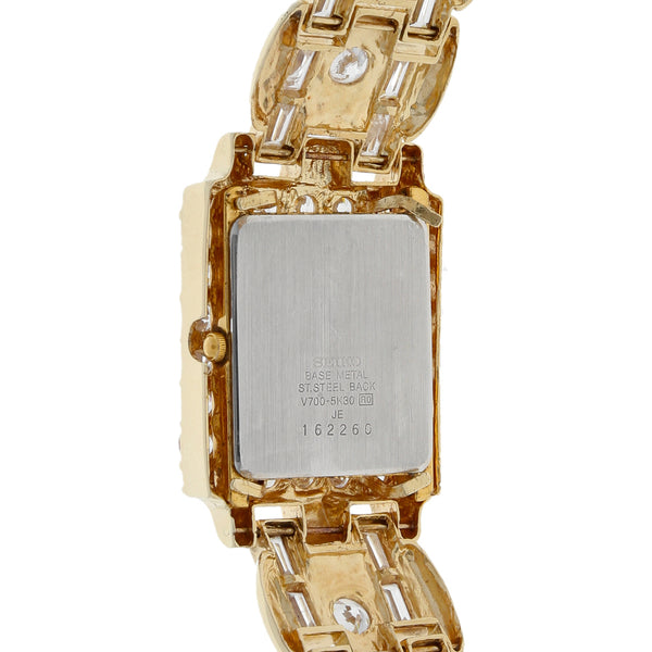 Reloj Seiko para caballero en oro amarillo 14 kilates.