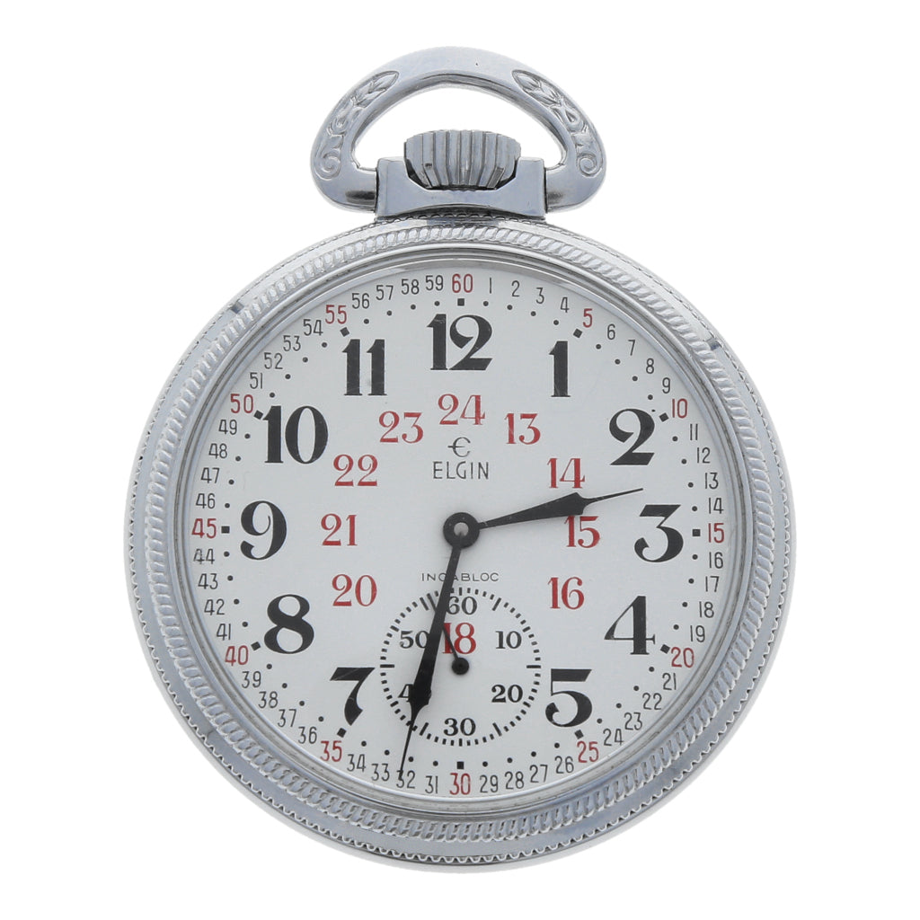 Marca Elgin Reloj De Ferrocarrilero Elgin Reloj Elgin De Bolsillo