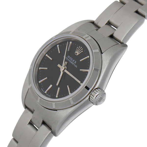 Reloj Rolex para dama modelo Oyster Perpetual.