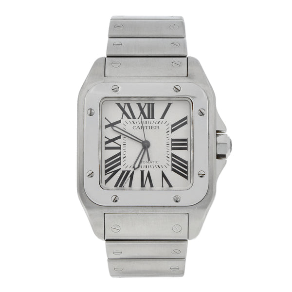 Reloj Cartier para caballero modelo Santos 100.