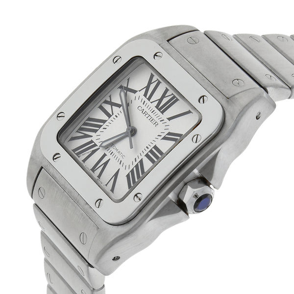 Reloj Cartier para caballero modelo Santos 100.