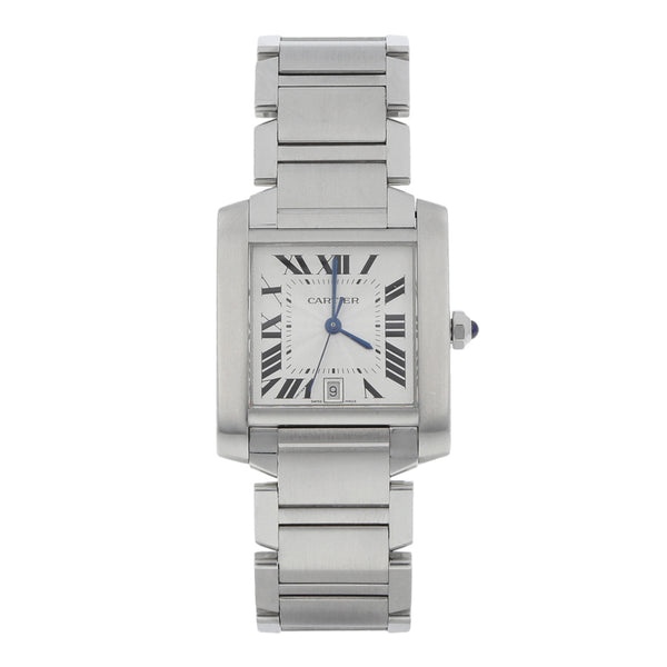 Reloj Cartier para caballero modelo Tank Francaise.