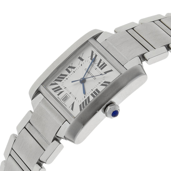 Reloj Cartier para caballero modelo Tank Francaise.