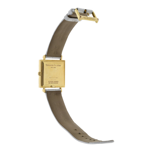 Reloj Tiffany & Co. para dama modelo Atlas caja en oro amarillo 18 kilates.