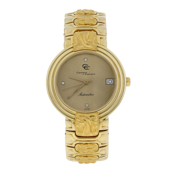 Reloj Carrera y Carrera para caballero en oro amarillo 18 kilates.