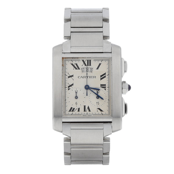 Reloj Cartier para caballero modelo Tank Francaise.