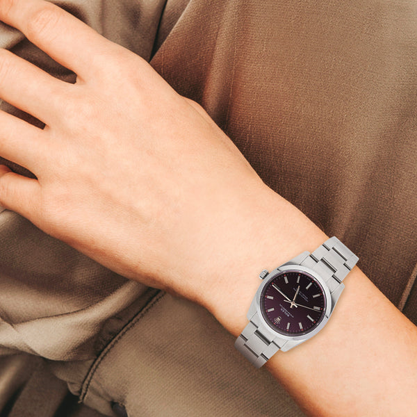 Reloj Rolex para dama modelo Oyster Perpetual.
