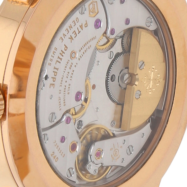 Reloj Patek Philippe para caballero modelo Complications caja en oro rosa 18 kilates.