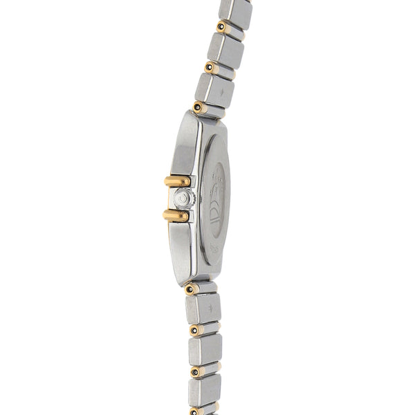 Reloj Omega para dama modelo Constellation vistas en oro amarillo 18 kilates.