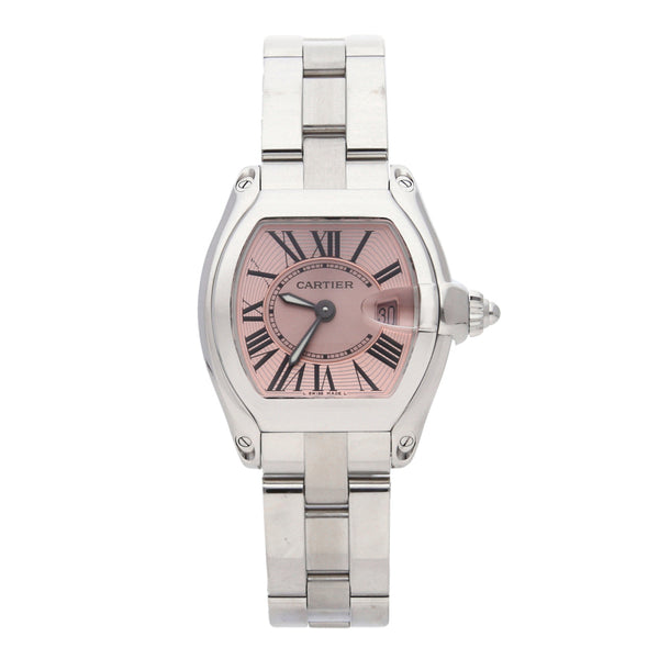 Reloj Cartier para dama modelo Roadster Pink.