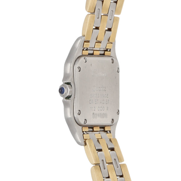 Reloj Cartier para dama modelo Panthere vistas en oro amarillo 18 kilates.