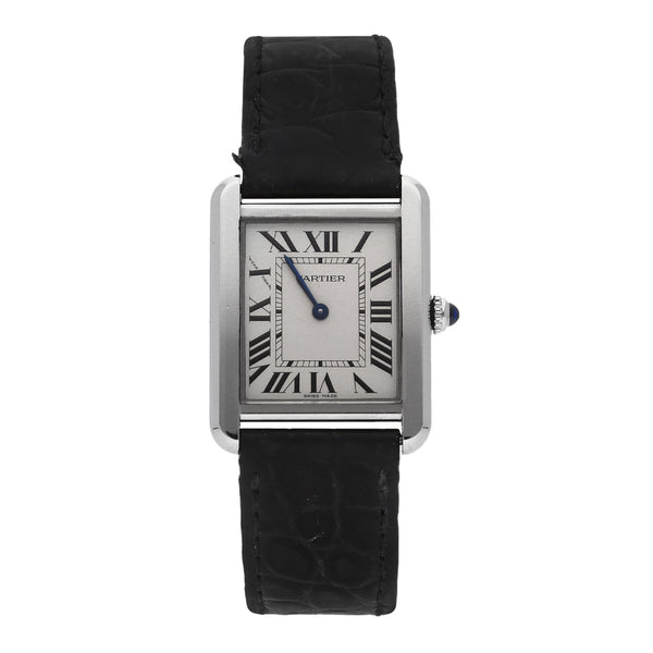 Reloj Cartier para dama modelo Tank Solo.