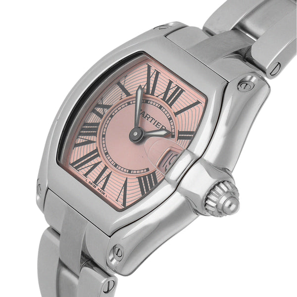 Reloj Cartier para dama modelo Roadster Pink.