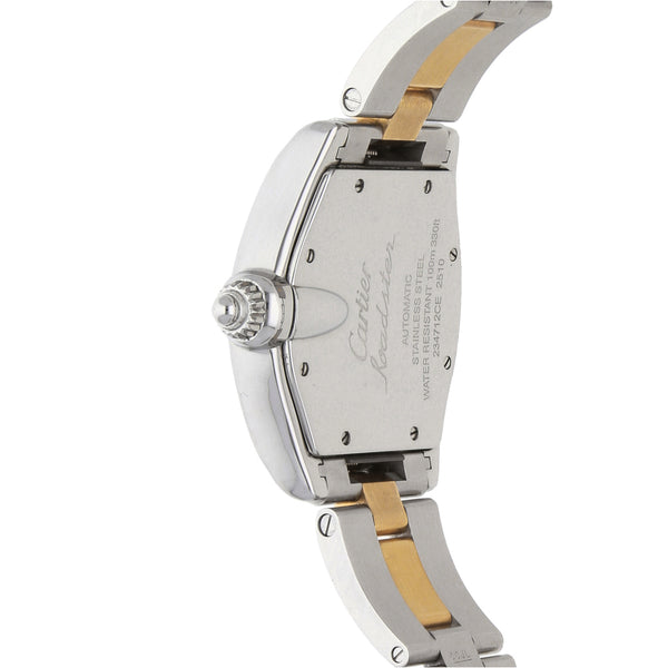 Reloj Cartier para caballero modelo Roadster vistas en oro amarillo 18 kilates.